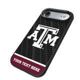 Texas A&M University Aggies Personalized EndZone Plus Bump Phone Case for Apple iPhone