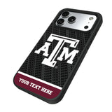 Texas A&M University Aggies Personalized EndZone Plus Bump Phone Case for Apple iPhone