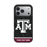 Texas A&M University Aggies Personalized EndZone Plus Bump Phone Case for Apple iPhone