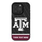 Texas A&M University Aggies Personalized EndZone Plus Bump Phone Case for Apple iPhone