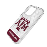 Texas A&M University Aggies Personalized EndZone Plus Clear Phone Case for Apple iPhone
