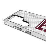 Texas A&M University Aggies Personalized EndZone Plus Clear Phone Case for Samsung Galaxy