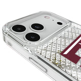 Texas A&M University Aggies Personalized EndZone Plus Glitter Phone Case for Apple iPhone