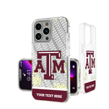 Texas A&M University Aggies Personalized EndZone Plus Glitter Phone Case for Apple iPhone