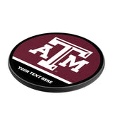 Texas A&M University Aggies Personalized Endzone Solid 15-Watt Wireless Charger