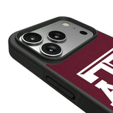 Texas A&M University Aggies Personalized Stripe Bump Phone Case for Apple iPhone
