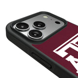 Texas A&M University Aggies Personalized Stripe Bump Phone Case for Apple iPhone