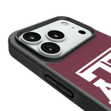 Texas A&M University Aggies Personalized Stripe Bump Phone Case for Apple iPhone