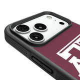 Texas A&M University Aggies Personalized Stripe Bump Phone Case for Apple iPhone