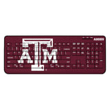 Texas A&M University Aggies Solid Wireless USB Keyboard