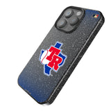 Texas Rangers 1981-1983 - Cooperstown Collection Linen Black Bling Phone Case for Apple iPhone