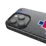 Texas Rangers 1981-1983 - Cooperstown Collection Linen Black Bling Phone Case for Apple iPhone