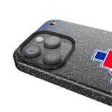 Texas Rangers 1981-1983 - Cooperstown Collection Linen Black Bling Phone Case for Apple iPhone
