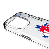 Texas Rangers 1981-1983 - Cooperstown Collection Linen Clear Phone Case for Apple iPhone