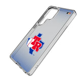 Texas Rangers 1981-1983 - Cooperstown Collection Linen Clear Phone Case for Samsung Galaxy