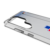 Texas Rangers 1981-1983 - Cooperstown Collection Linen Clear Phone Case for Samsung Galaxy