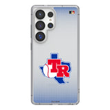 Texas Rangers 1981-1983 - Cooperstown Collection Linen Clear Phone Case for Samsung Galaxy