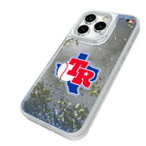 Texas Rangers 1981-1983 - Cooperstown Collection Linen Glitter Phone Case for Apple iPhone