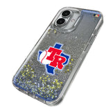 Texas Rangers 1981-1983 - Cooperstown Collection Linen Glitter Phone Case for Apple iPhone