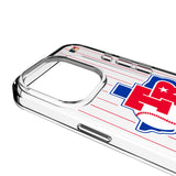 Texas Rangers 1981-1983 - Cooperstown Collection Pinstripe Clear Phone Case for Apple iPhone