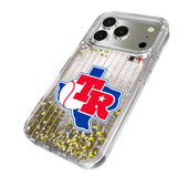 Texas Rangers 1981-1983 - Cooperstown Collection Pinstripe Glitter Phone Case for Apple iPhone