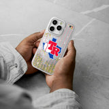 Texas Rangers 1981-1983 - Cooperstown Collection Pinstripe Glitter Phone Case for Apple iPhone
