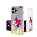 Texas Rangers 1981-1983 - Cooperstown Collection Pinstripe Glitter Phone Case for Apple iPhone