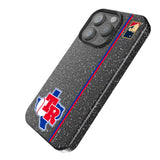 Texas Rangers 1981-1983 - Cooperstown Collection Sidebar Black Bling Phone Case for Apple iPhone