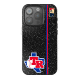 Texas Rangers 1981-1983 - Cooperstown Collection Sidebar Black Bling Phone Case for Apple iPhone