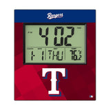 Texas Rangers Color Block Wall Clock