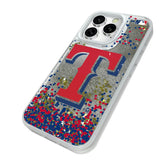 Texas Rangers Confetti Glitter Phone Case for Apple iPhone