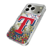 Texas Rangers Confetti Glitter Phone Case for Apple iPhone