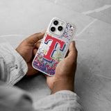 Texas Rangers Confetti Glitter Phone Case for Apple iPhone