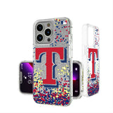Texas Rangers Confetti Glitter Phone Case for Apple iPhone