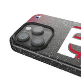 Texas Rangers Linen Black Bling Phone Case for Apple iPhone