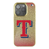 Texas Rangers Linen Bling Phone Case for Apple iPhone