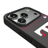 Texas Rangers Linen Bump Phone Case for Apple iPhone