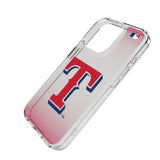 Texas Rangers Linen Clear Phone Case for Apple iPhone