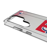 Texas Rangers Linen Clear Phone Case for Samsung Galaxy