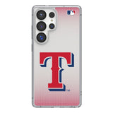 Texas Rangers Linen Clear Phone Case for Samsung Galaxy