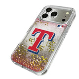 Texas Rangers Linen Glitter Phone Case for Apple iPhone