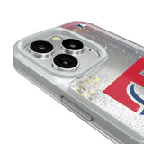 Texas Rangers Linen Glitter Phone Case for Apple iPhone