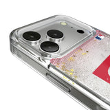 Texas Rangers Linen Glitter Phone Case for Apple iPhone
