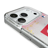 Texas Rangers Linen Glitter Phone Case for Apple iPhone