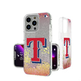 Texas Rangers Linen Glitter Phone Case for Apple iPhone