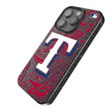 Texas Rangers Paisley Black Bling Phone Case for Apple iPhone