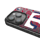 Texas Rangers Paisley Black Bling Phone Case for Apple iPhone