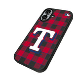 Texas Rangers Plaid MagSafe Compatible Phone Case for Apple iPhone