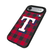 Texas Rangers Plaid MagSafe Compatible Phone Case for Apple iPhone