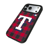 Texas Rangers Plaid MagSafe Compatible Phone Case for Apple iPhone